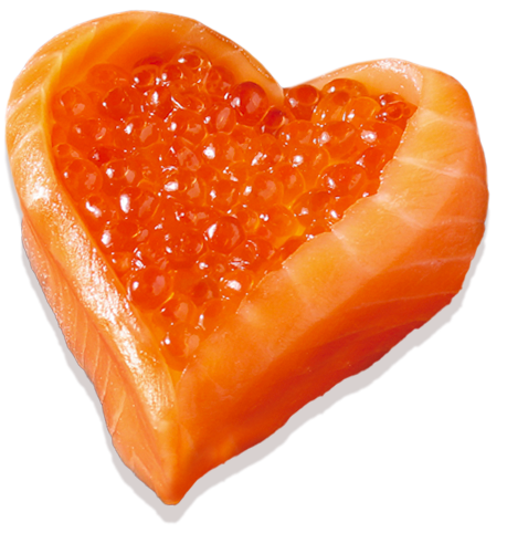 サーモンのハート