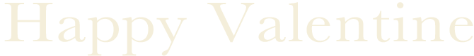 Happy Valentine
