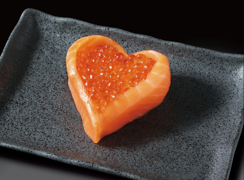 ホワイトデーハートサーモン