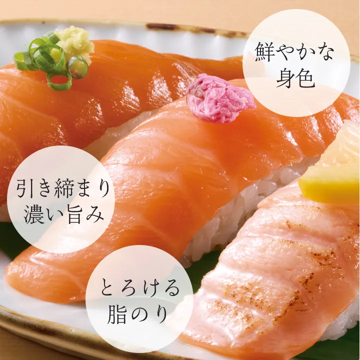 脂のり、濃い旨み、鮮やかな身色