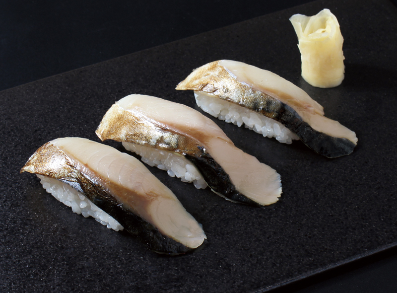 トロ炙り塩さば3貫盛り