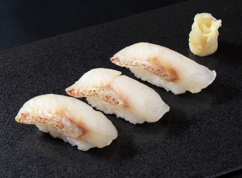 トロ炙りキンキ3貫盛り