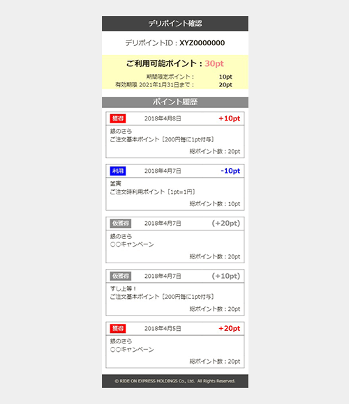 銀のさら デリポイントとは お寿司の宅配 出前 デリバリー