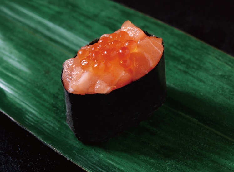 油絵 いくら寿司 油絵 いくら寿司