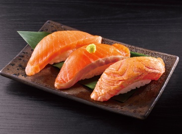 A198  サーモン3貫盛り