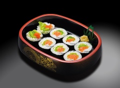 W388 サーモンレタス太巻