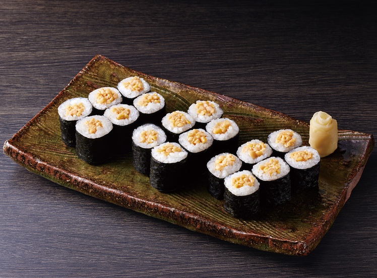 F309 納豆巻3本(ﾈｷﾞ無)