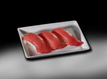 A673 大切り本マグロ上赤身3貫盛り