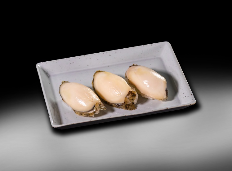 A674 蝦夷アワビ3貫盛り