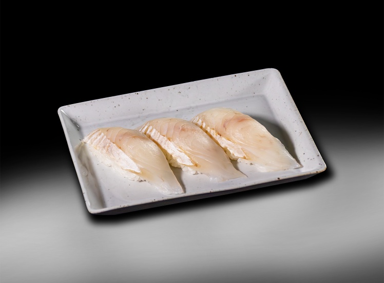 A680 平目昆布〆3貫盛り