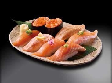 A722 サーモン食べ比べ8貫