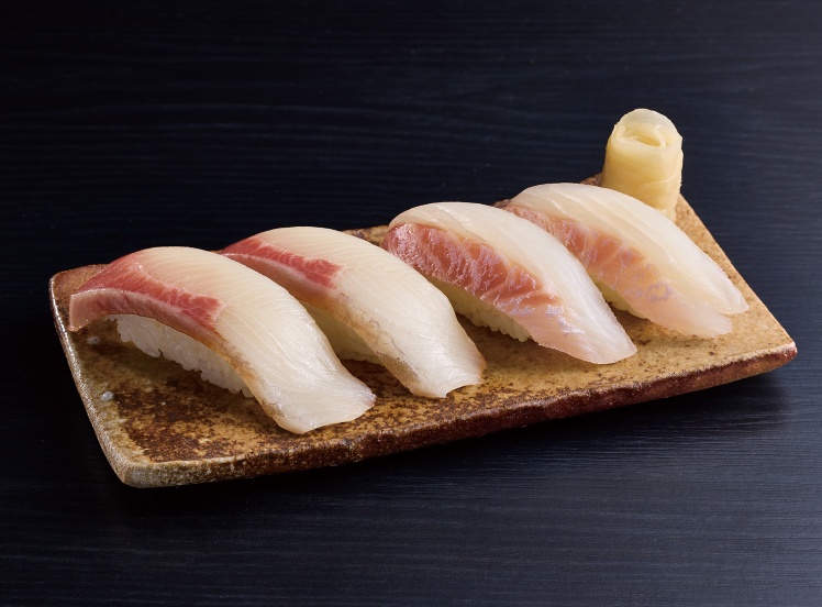 F321 活〆ハマチ・活〆真鯛4貫盛り