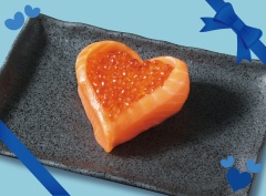 P177 ホワイトデー　ハートサーモン