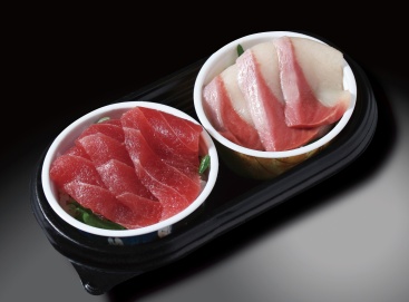 J175 【ﾃｲｸｱｳﾄ専用】二種丼（マグロ・ハマチ）