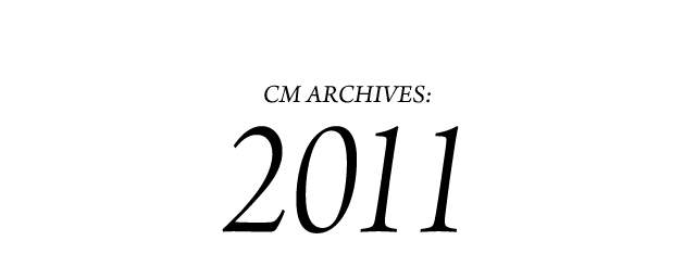 CM ARCHIVES:2011