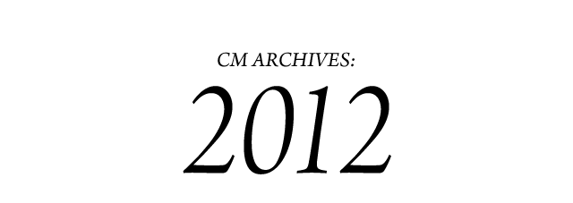 CM ARCHIVES:2012
